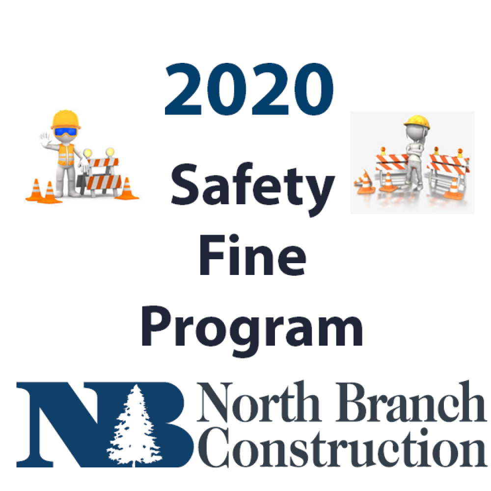 North Branch Construction Donates Safety Fine Program  Proceeds to Two Organizations